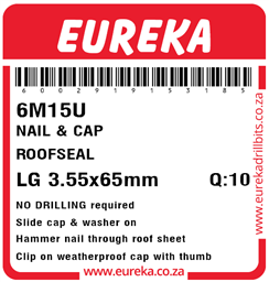 6M15 - Roof Nail & Cap -6M15_Label_T